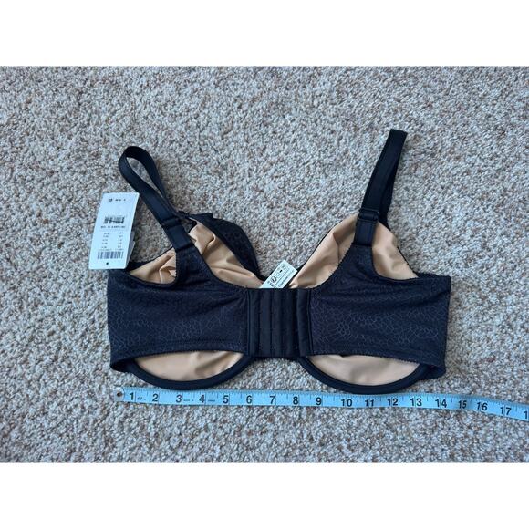CHANTELLE GROUP Women's Bra size 36 H; Black w/ Underwire - Picture 3 of 8